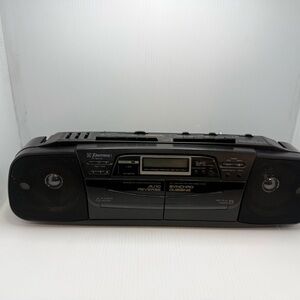 Emerson AC2353 Vintage Dual Cassette Boombox - AM/FM Radio - Tested